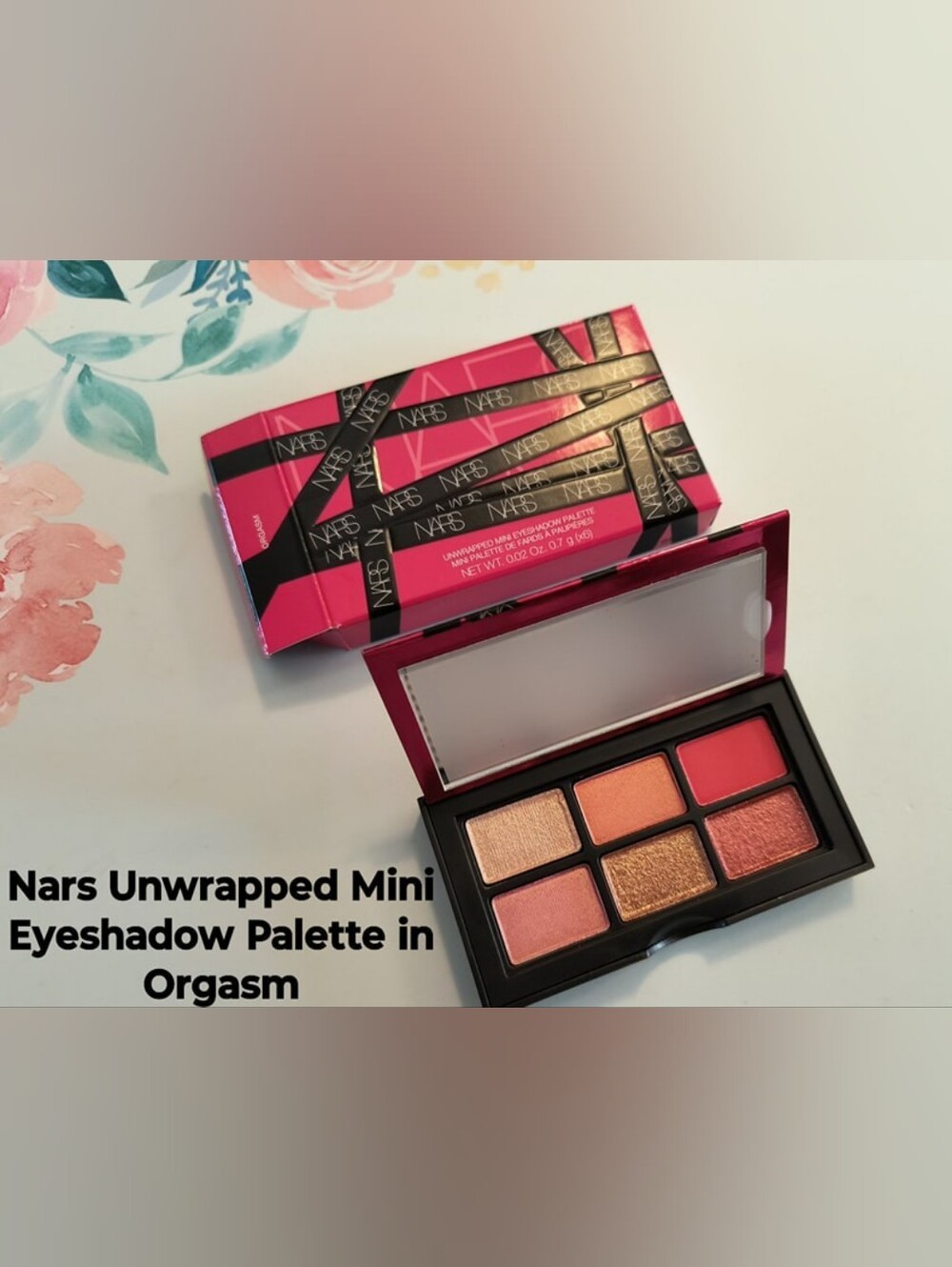 NARS Unwrapped Mini Travel Eyeshadow Palette In Orgasm